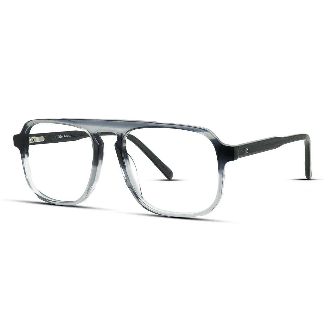 Square Aviator Acetate Medium Men's Eyeglasses
