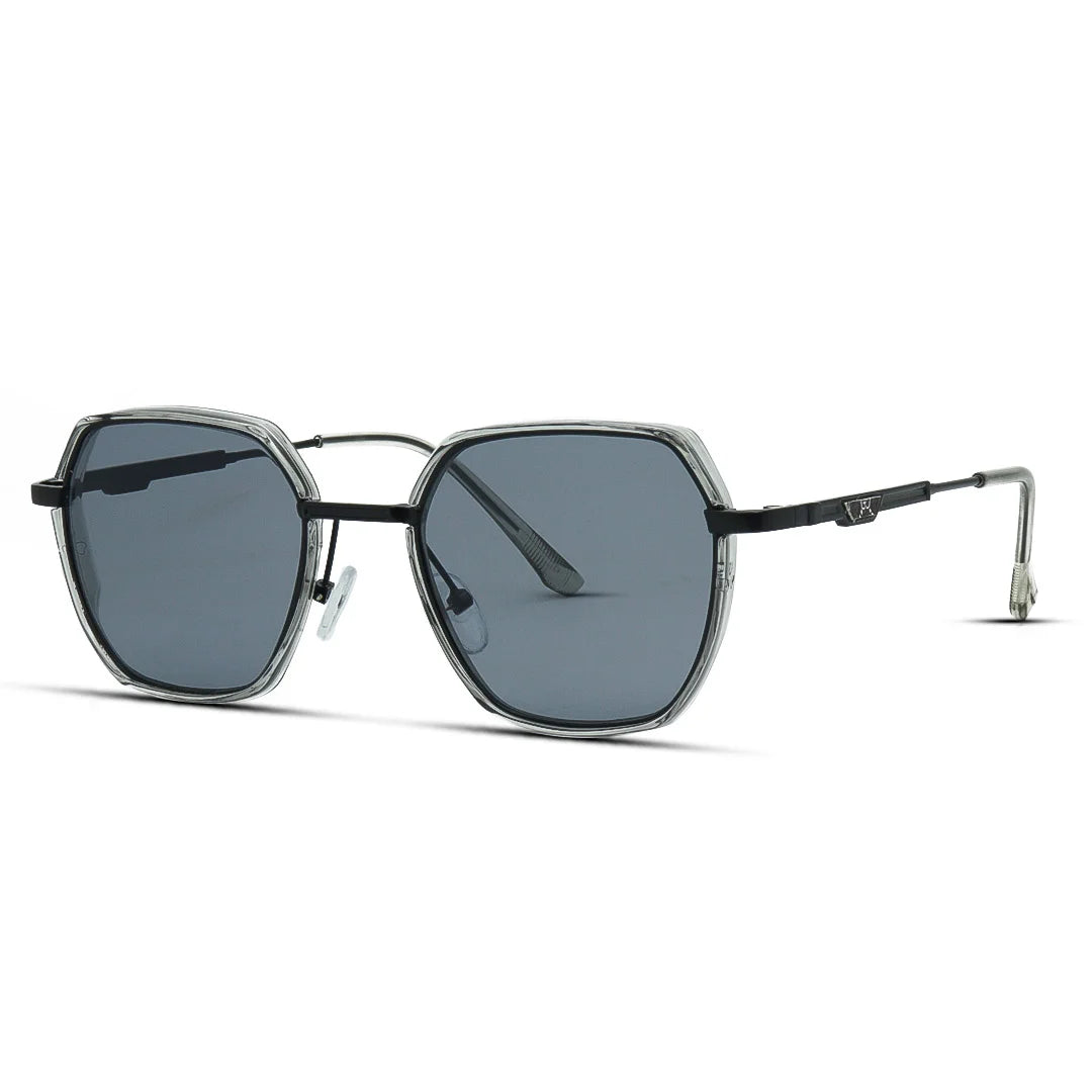 Hexagon Metal Medium Men Women Sunglasses