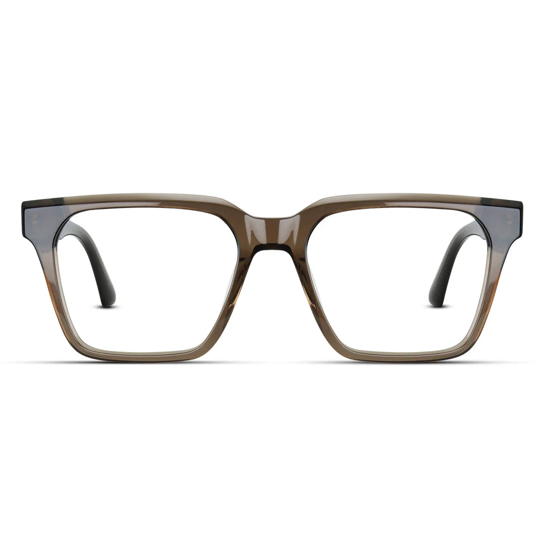 Thick Acetate Medium Geometric Men's Eyeglasses