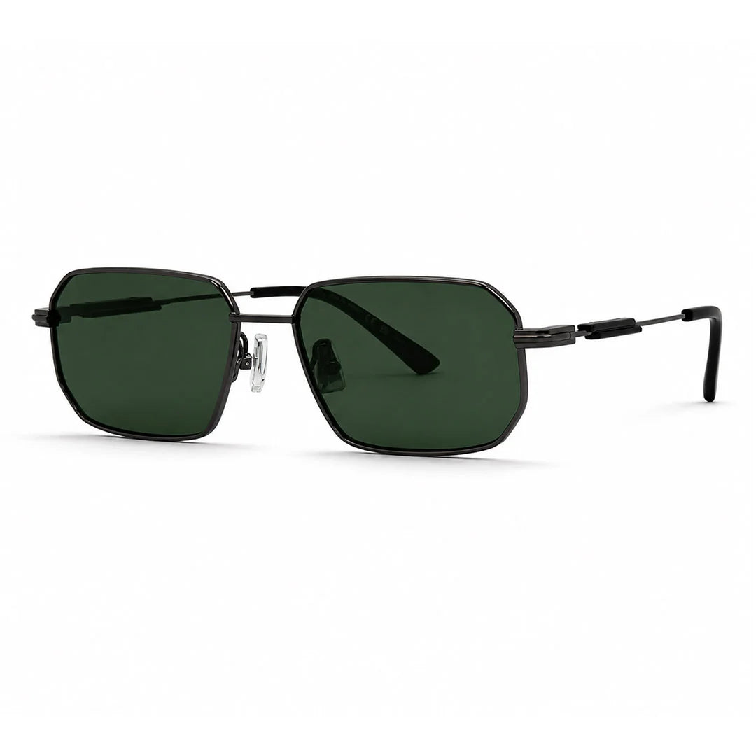 Premium Metal Octagon Sunglasses Unisex Geometric Eyewear