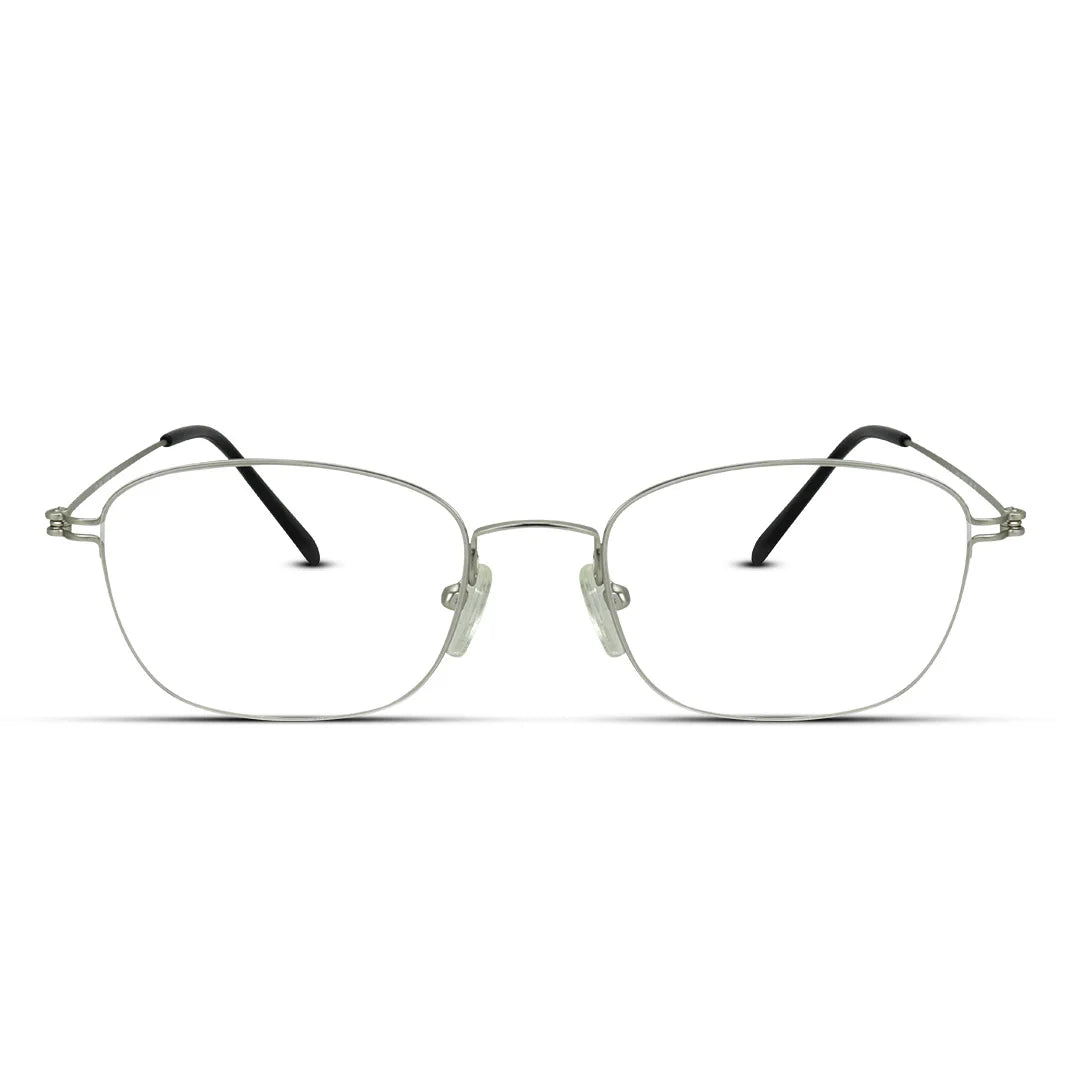 Rectangle Medium Metal Super Thin Lightweight Flexible Eyeglasses
