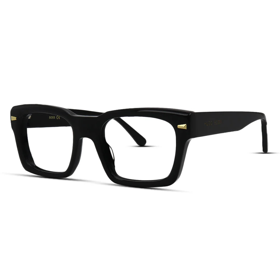 Thick Bold Square Acetate Unisex Eyeglasses - Timeless Style
