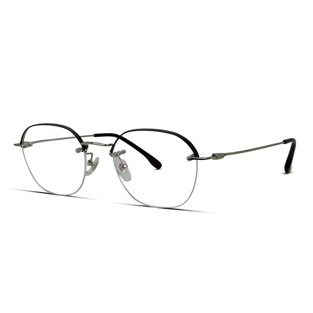 Rimless Titanium Eyeglasses – Ultra-Lightweight Minimalist Frame for Men & Women