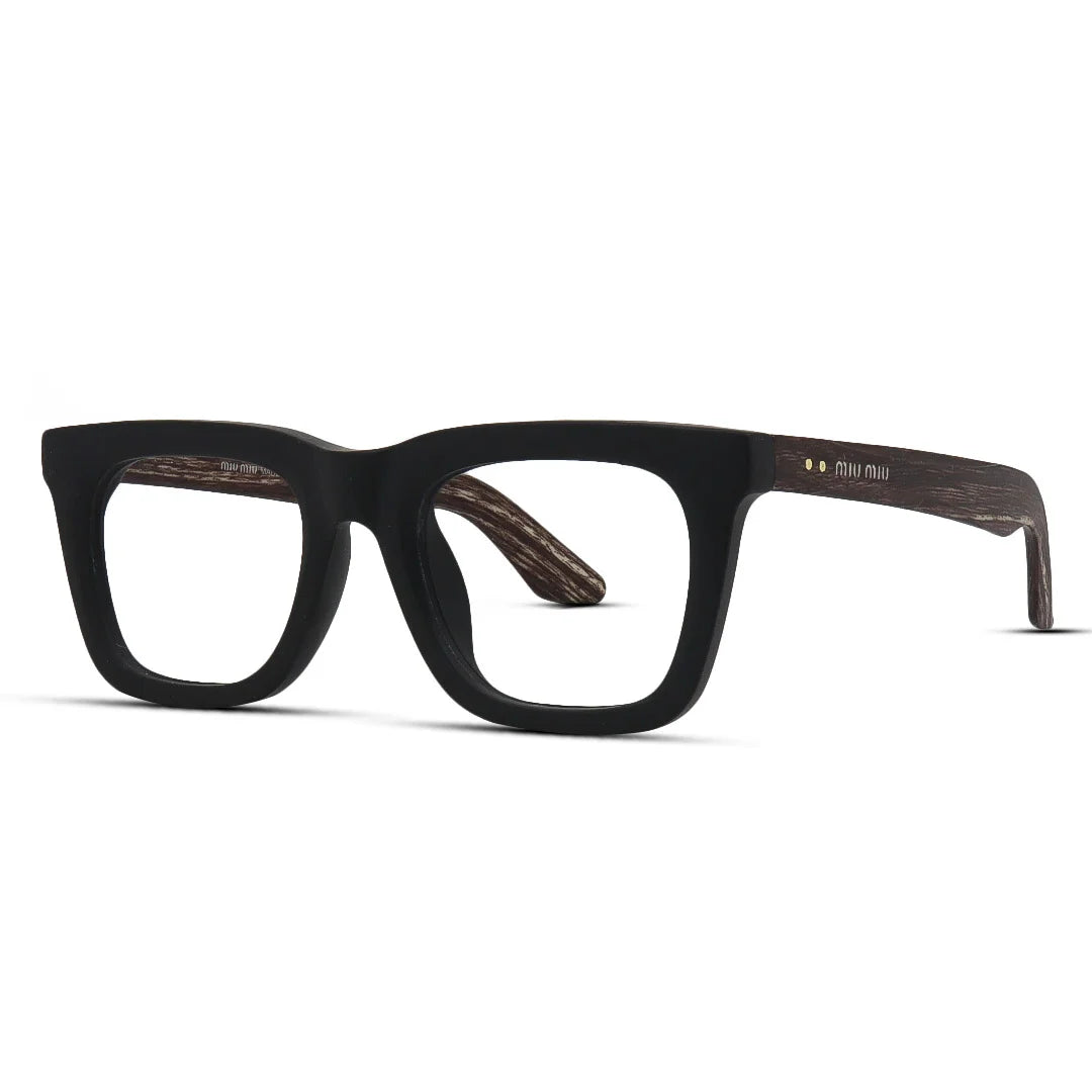 Thick Square Matte Finish Men’s Eyeglasses