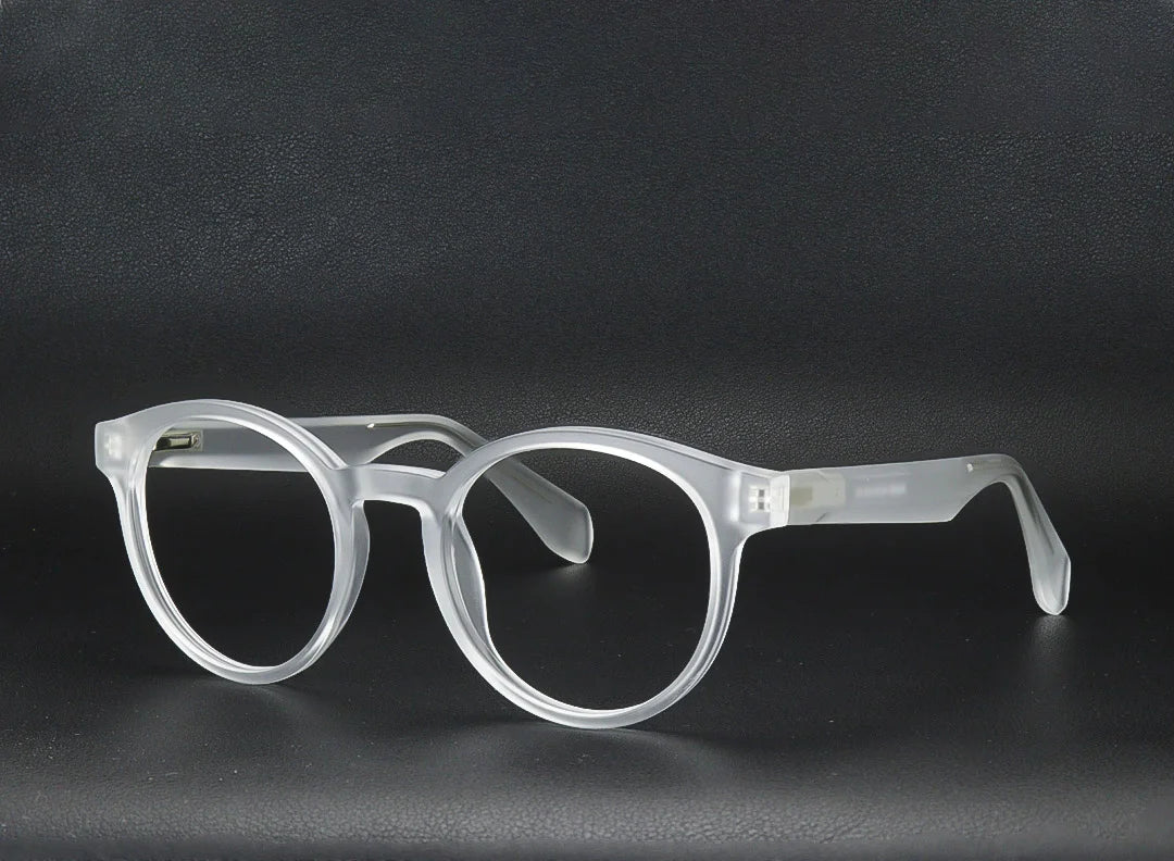 Matte Round Eyeglasses A Soft, Sophisticated Look