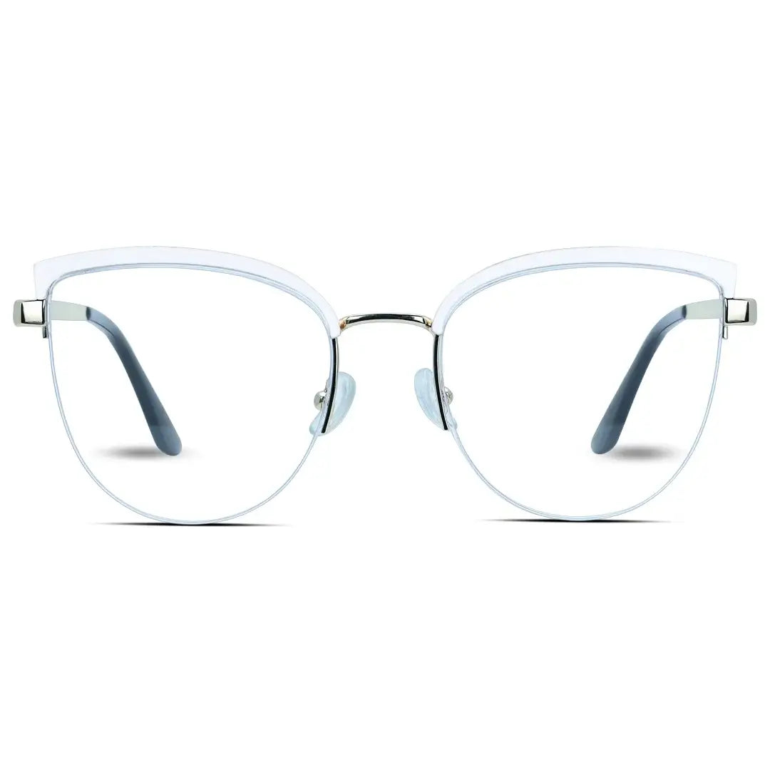 Cat Eye Glasses Halfrim