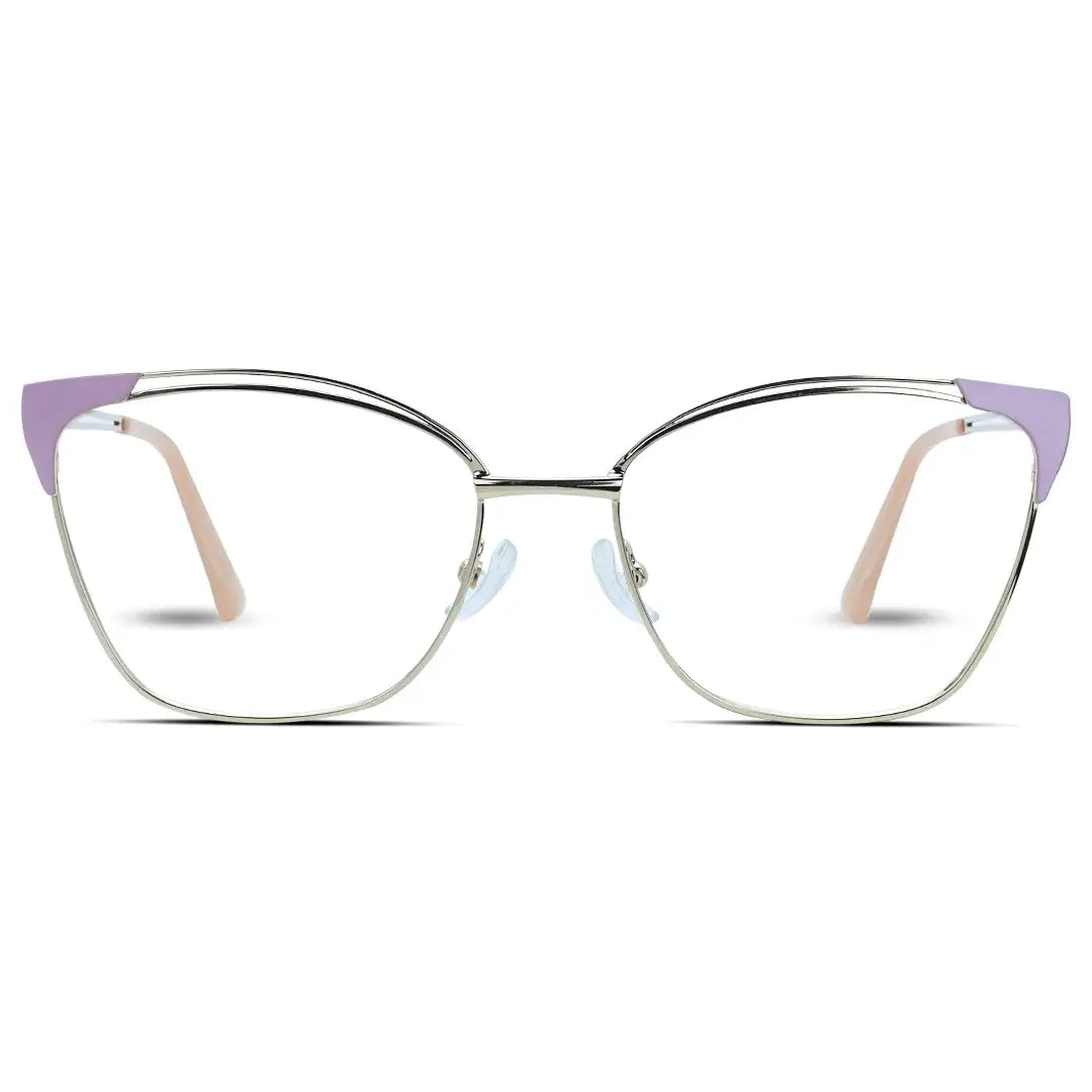 Cat Eye Glasses Gold Pink