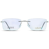 Unisex Fashion Rimless Eyeglasses Clear Glasses Computer Glasses Anti Blue Light Glasses