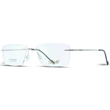 Unisex Fashion Rimless Eyeglasses Clear Glasses Computer Glasses Anti Blue Light Glasses