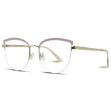 Cat Eye Glasses Halfrim