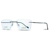 Unisex Fashion Rimless Eyeglasses Clear Glasses Computer Glasses Anti Blue Light Glasses