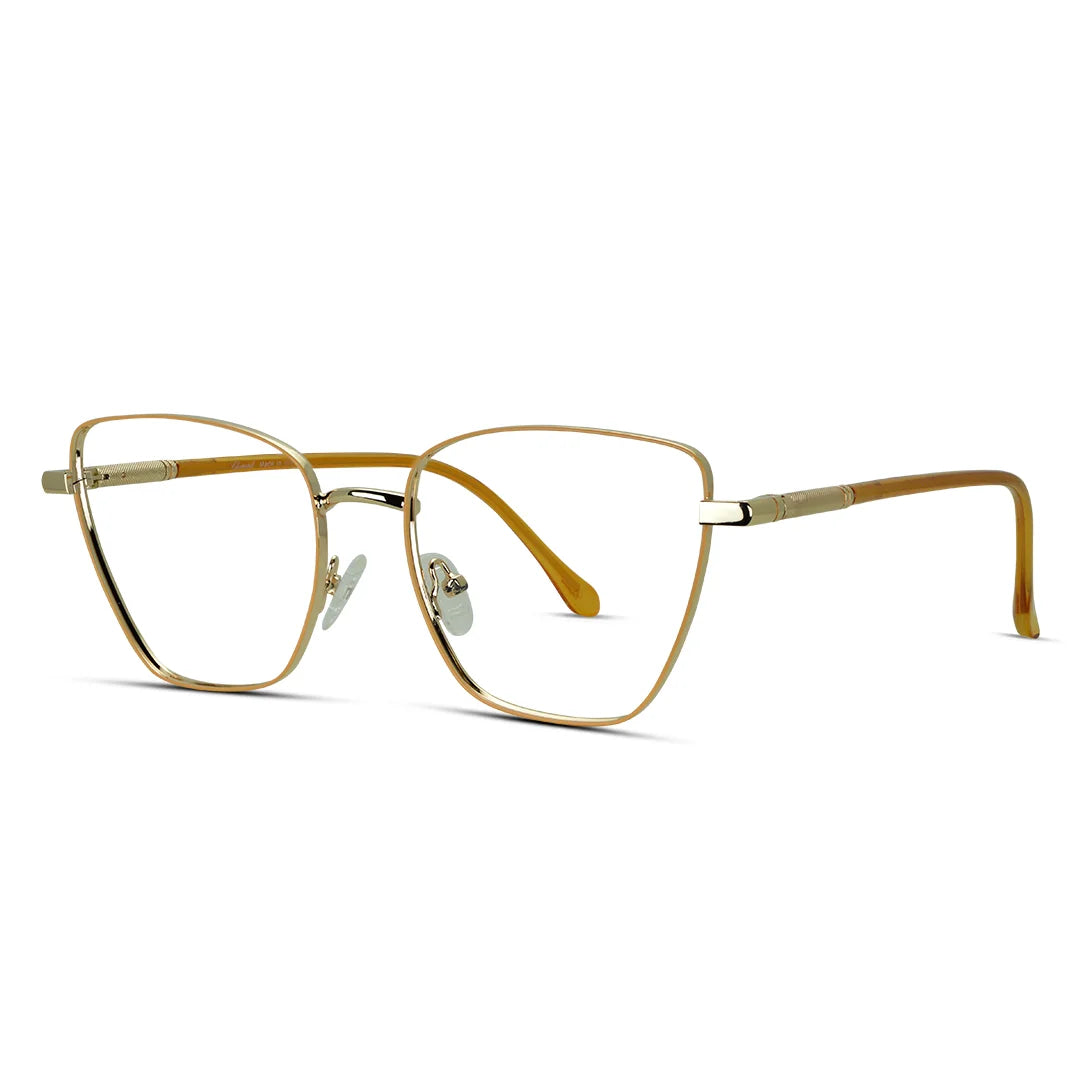 Cat Eye Metal Medium Women's Eyeglasses