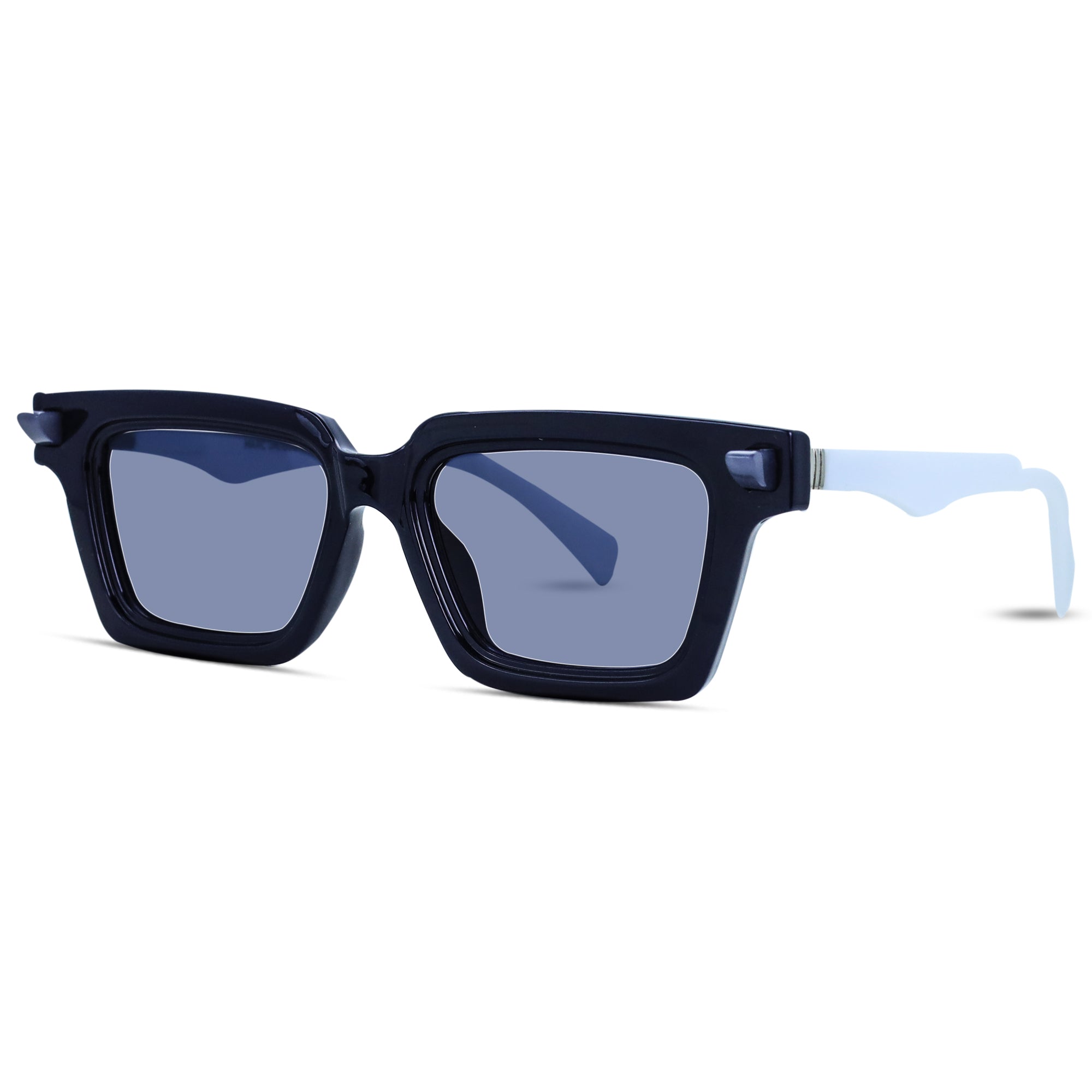 Rectangle Bold Medium Trendy Sunglasses