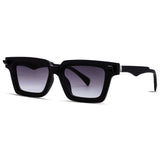 Rectangle Bold Medium Trendy Sunglasses