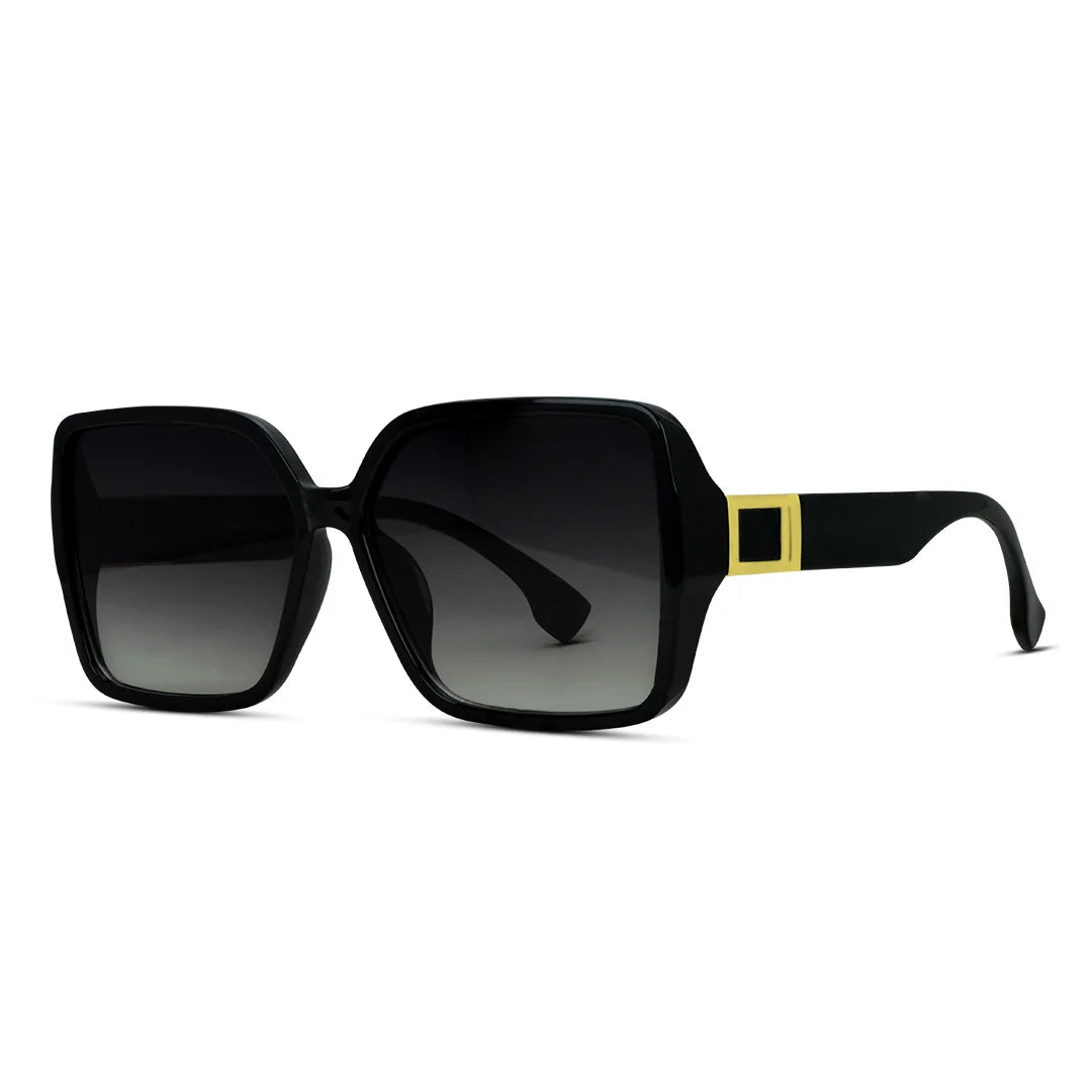 Square Sunglasses For Women Medium Black Sun Glasses