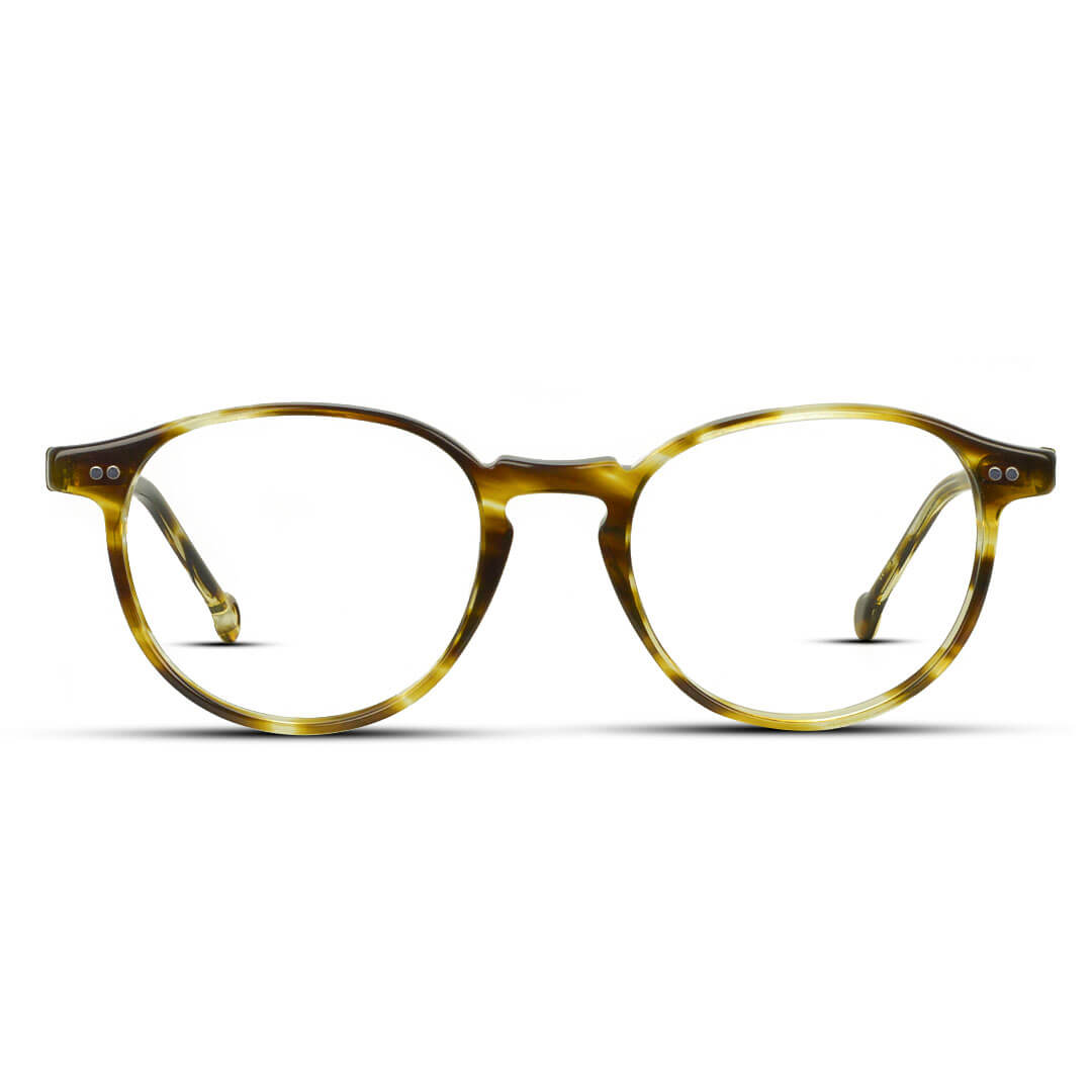 Vintage Classic Round Eyeglasses Acetate Medium Unisex Eye Glasses Eyewear