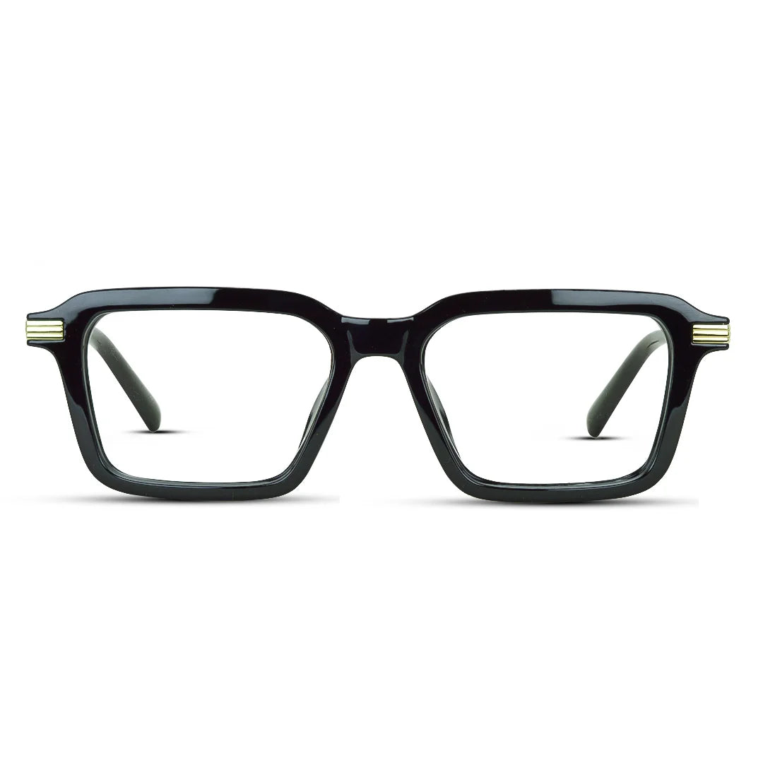 Square Bold Men's Retro Vintage Eyeglasses