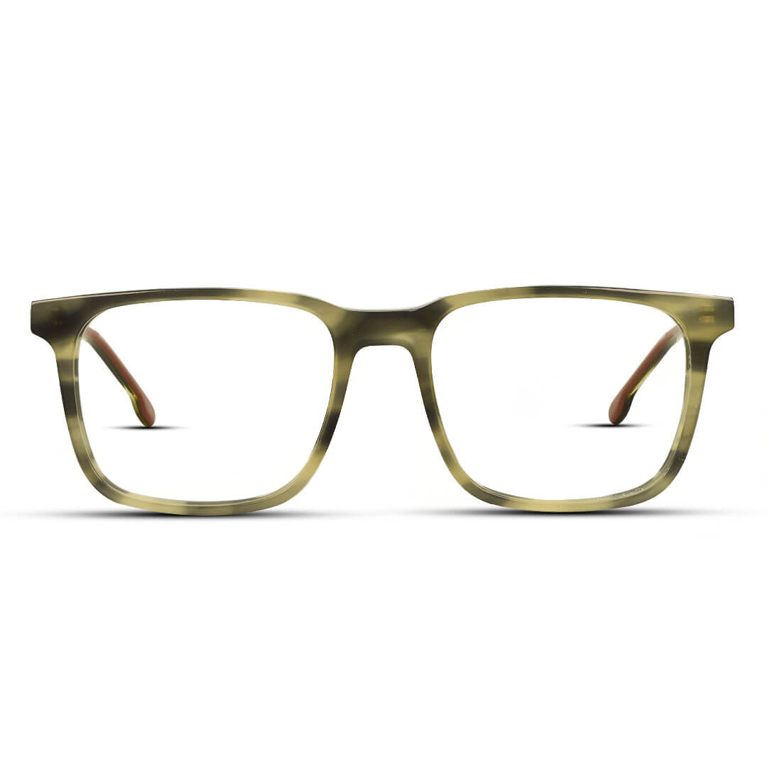 Square Acetate Gray Medium Men's Eyeglasses Women's Eye Glasses Optical Frame