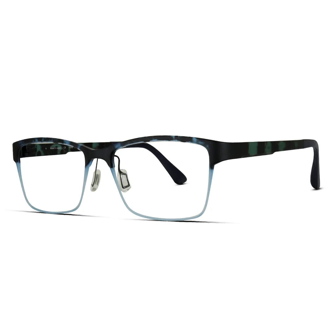 Evo Tec 4801 Rectangle Gradient Eyeglasses | Modern Rectangle Frames for Men & Women