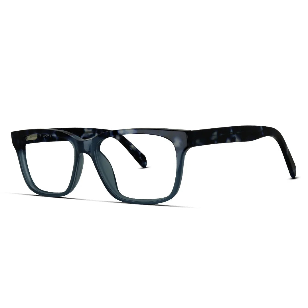 Modern Cinzia 5044 Square Two-Tone Unisex Eyeglasses