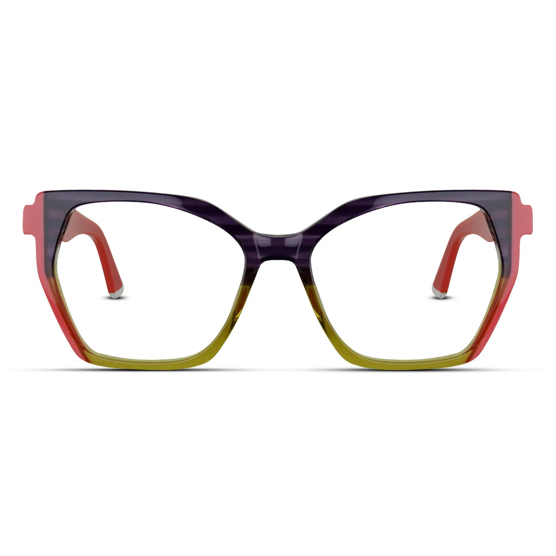 Bold Cat-Eye Women Acetate Eyeglasses