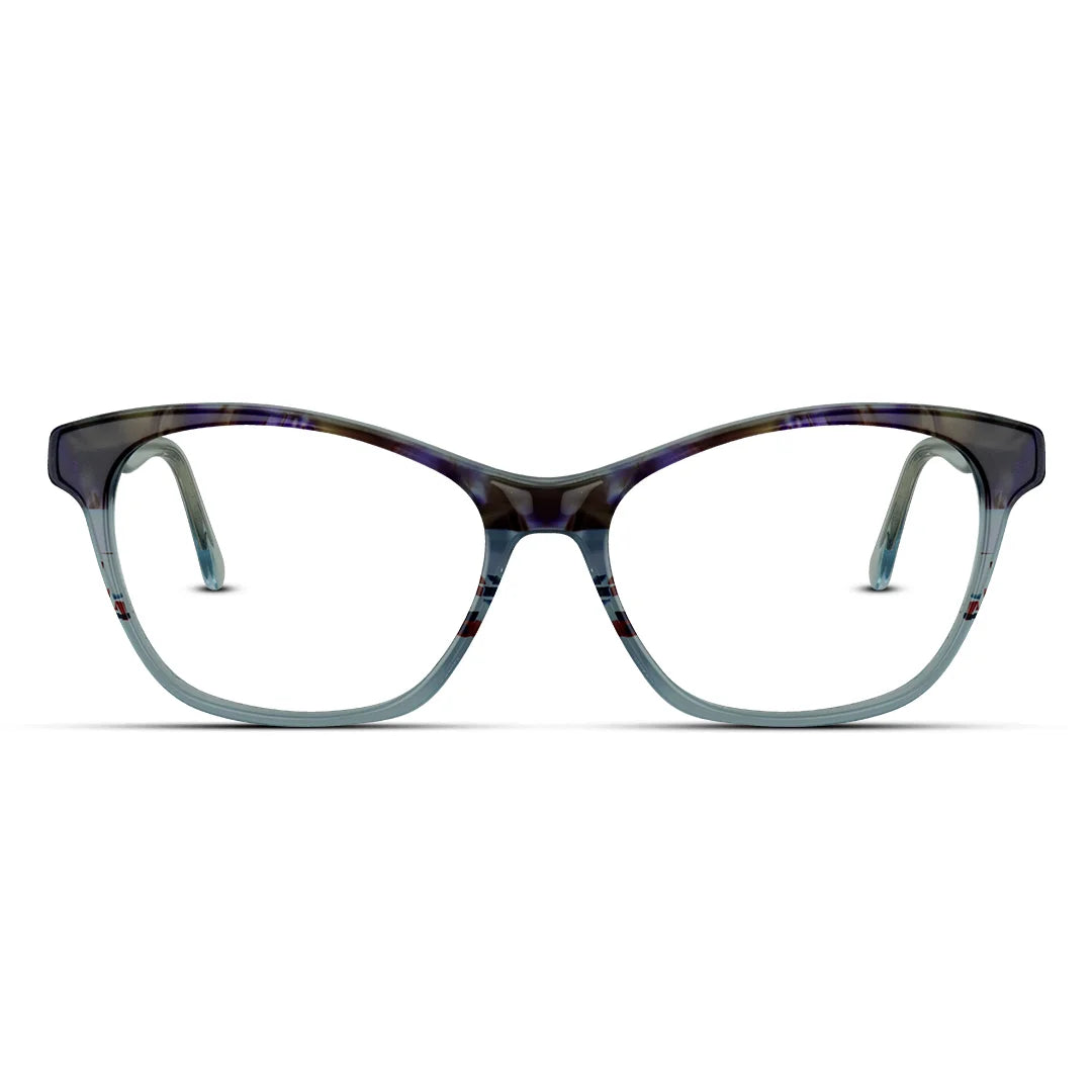 Women Acetate Cat Eye Glasses Lightweight Stylish Optical Frame