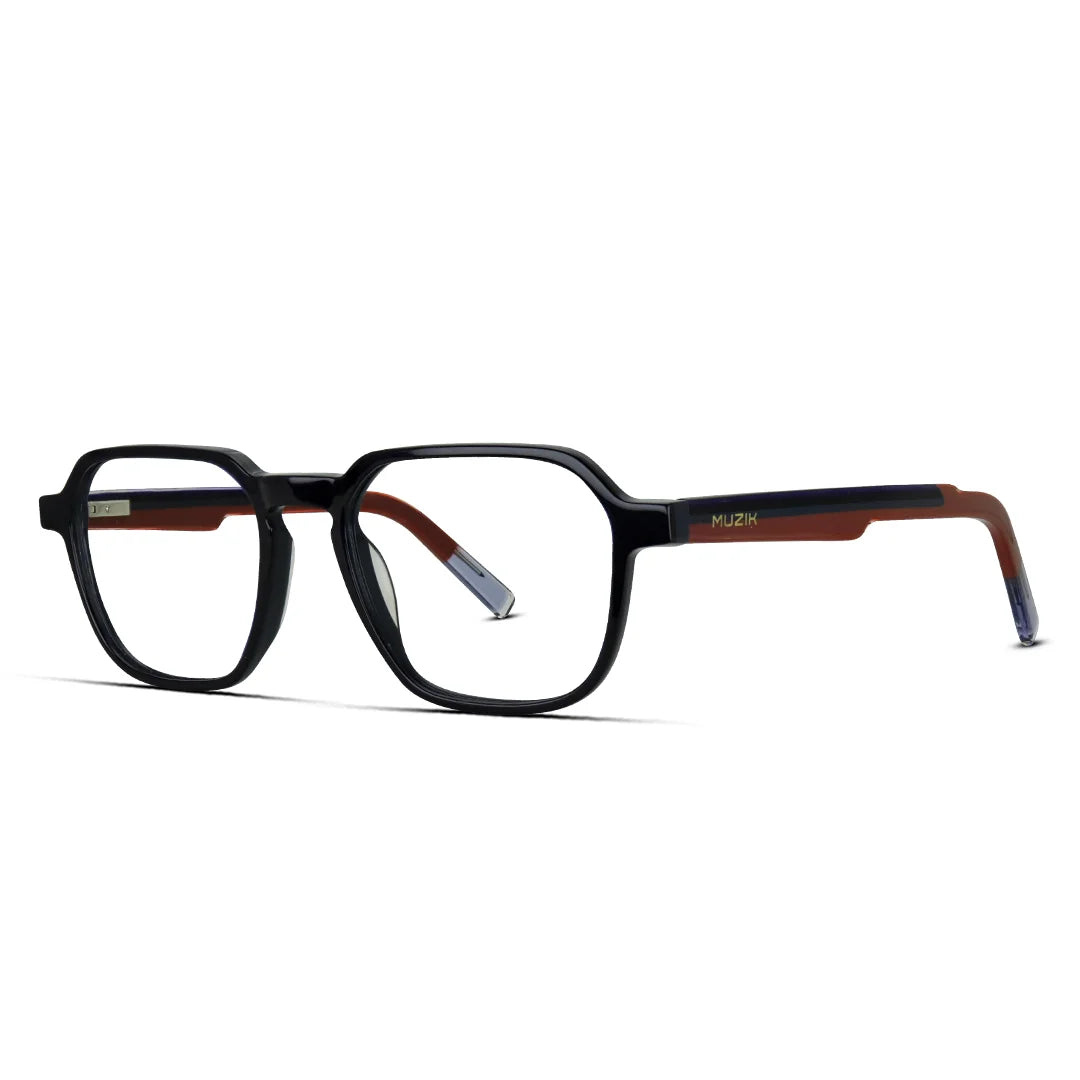 Unisex Square Acetate Eyeglasses – Lightweight Designer Optical Frames