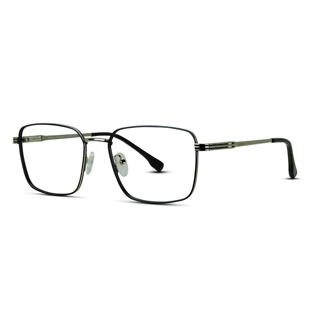 Square Men Women Metal Thin Lightweight Eyeglasses