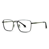 Square Men Women Metal Thin Lightweight Eyeglasses