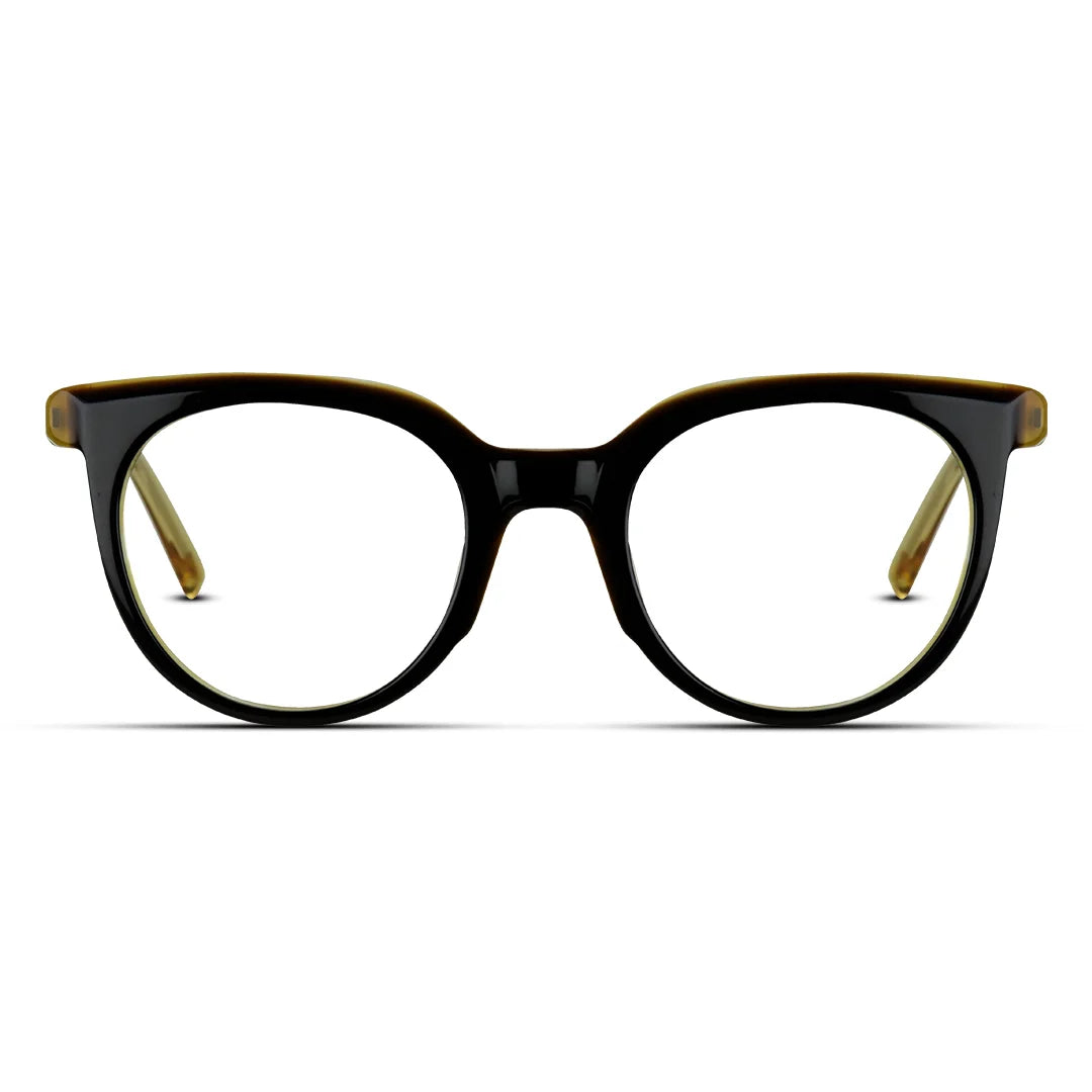 Modern Chic Women’s Semi-Round Acetate Eyeglasses