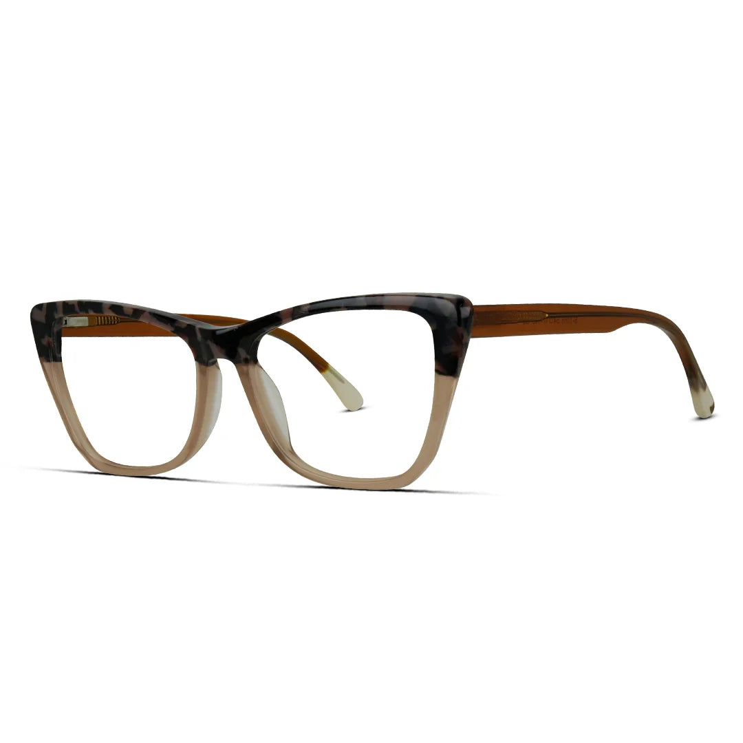 Designer Women’s Cat-Eye Acetate Eyeglasses