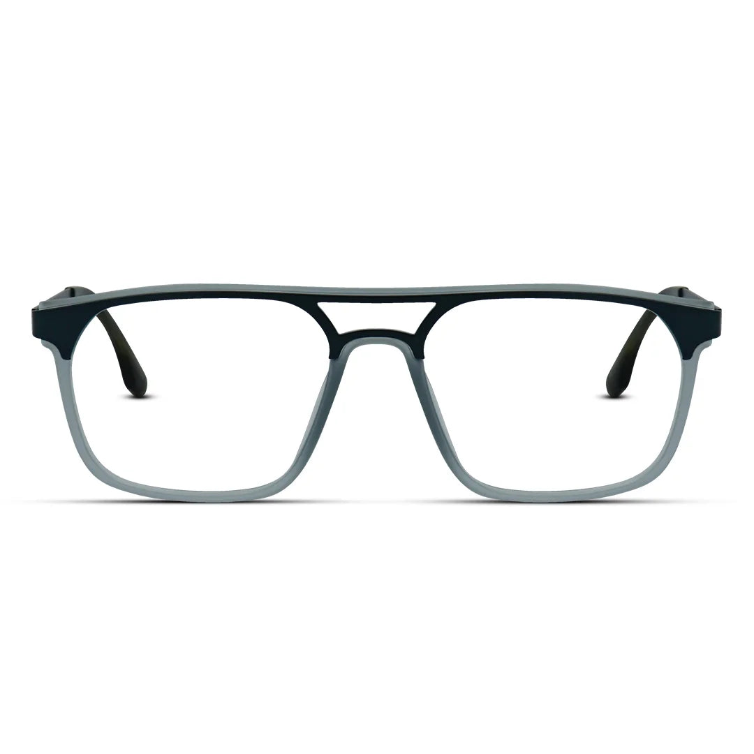 Square Aviator Men’s Eyeglasses – Bold, Modern & Stylish