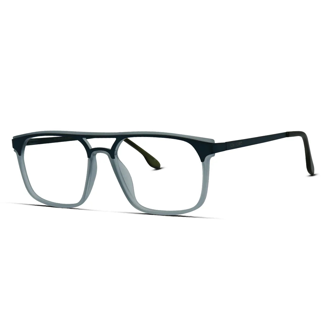 Square Aviator Men’s Eyeglasses – Bold, Modern & Stylish