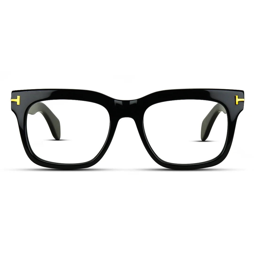 Square Thick Acetate Medium Vintage Unisex Eyeglasses