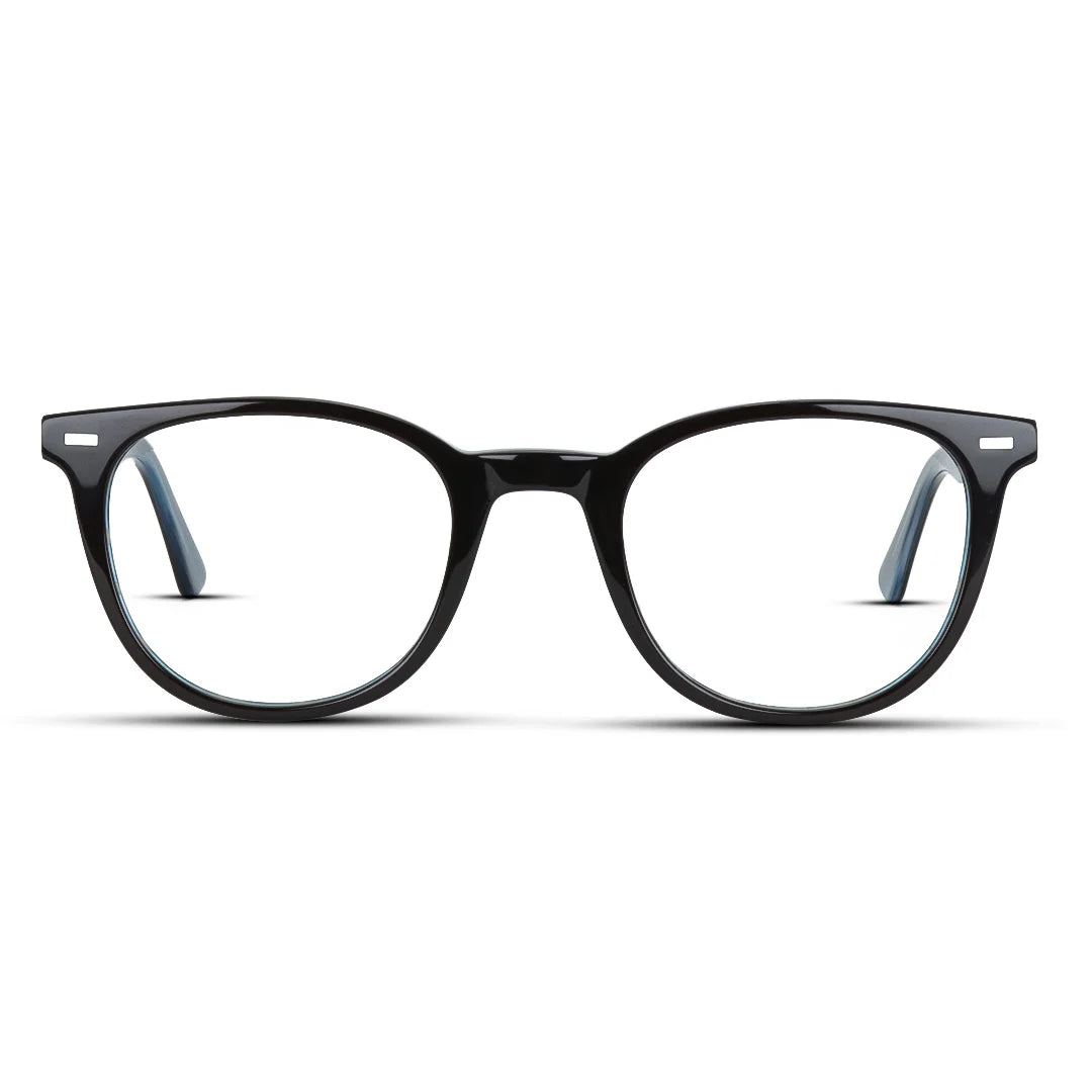 Semi Round Medium Acetate Men Women Eyeglasses