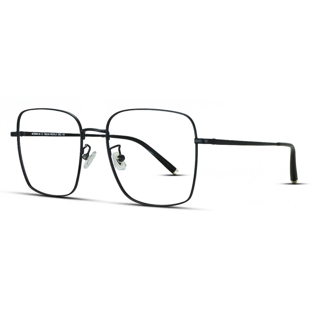 Korean Brand NICHE Metal Single Bridge Square Men's Women's Eyeglasses