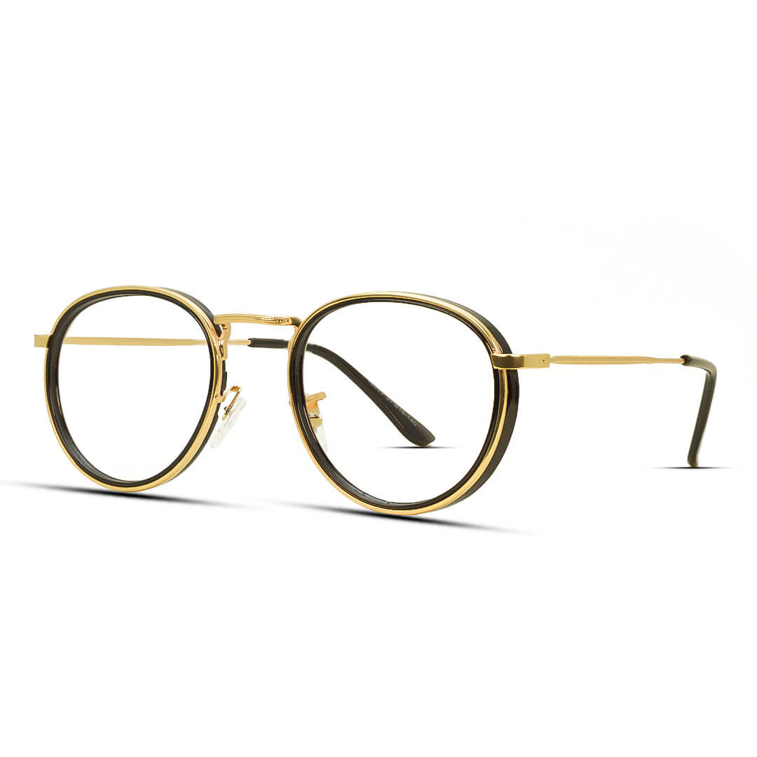 Retro Metal Frame Oval Eyeglasses for Women Men Optical Eye Glasses