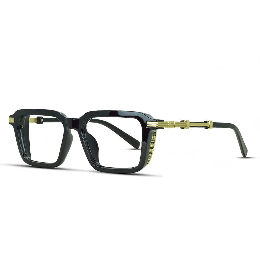 Square Bold Men's Retro Vintage Eyeglasses