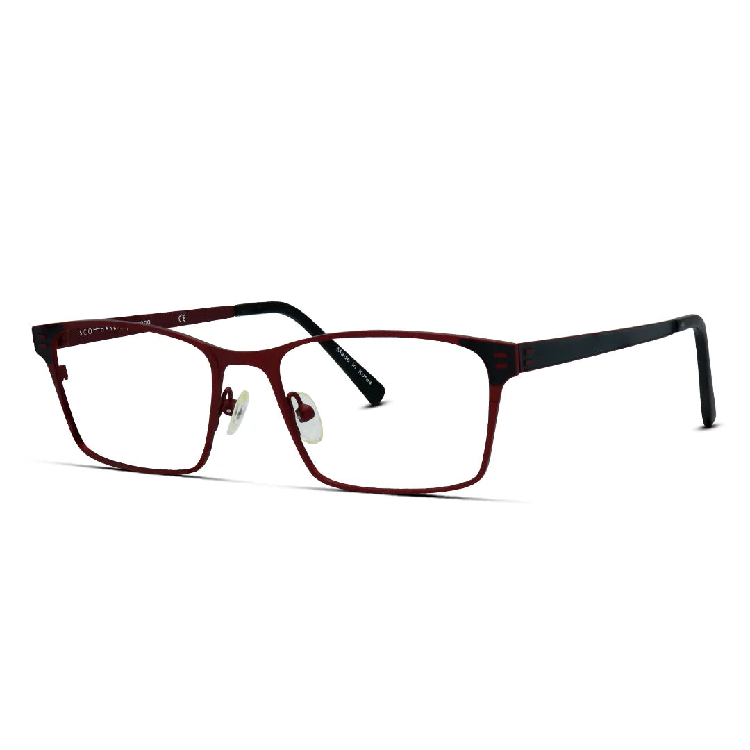 Scott Harris 504 Rectangle Metal Eyeglasses for Women