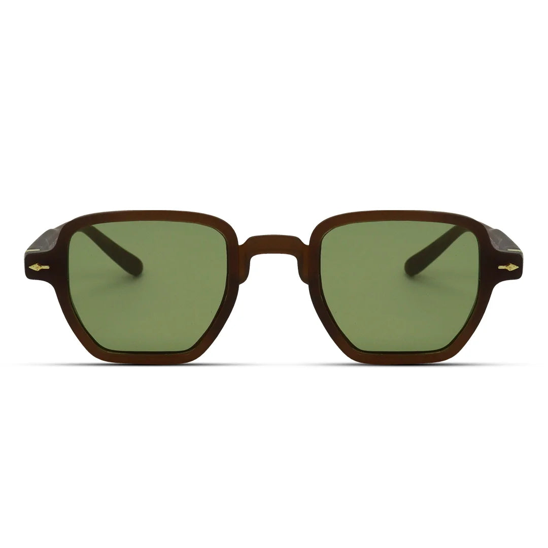 Modern Luxury Unisex Hexagon Sunglasses