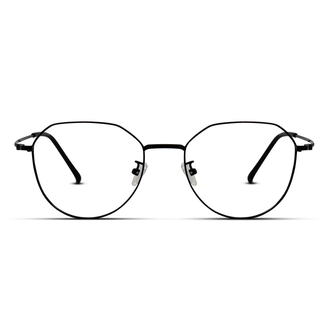 Thin Frame Hexagon Metal Unisex Eyeglasses