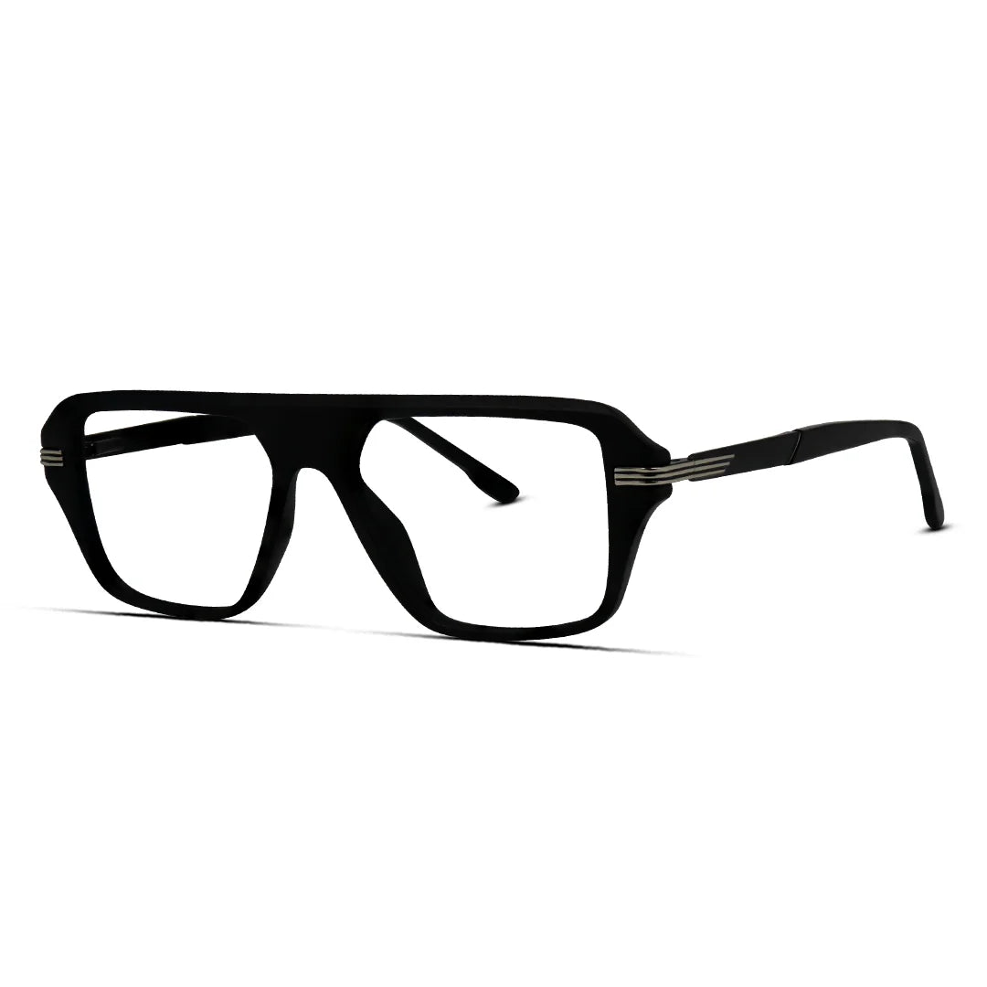 Modern Sharp Rectangle TR Eyeglasses For Men