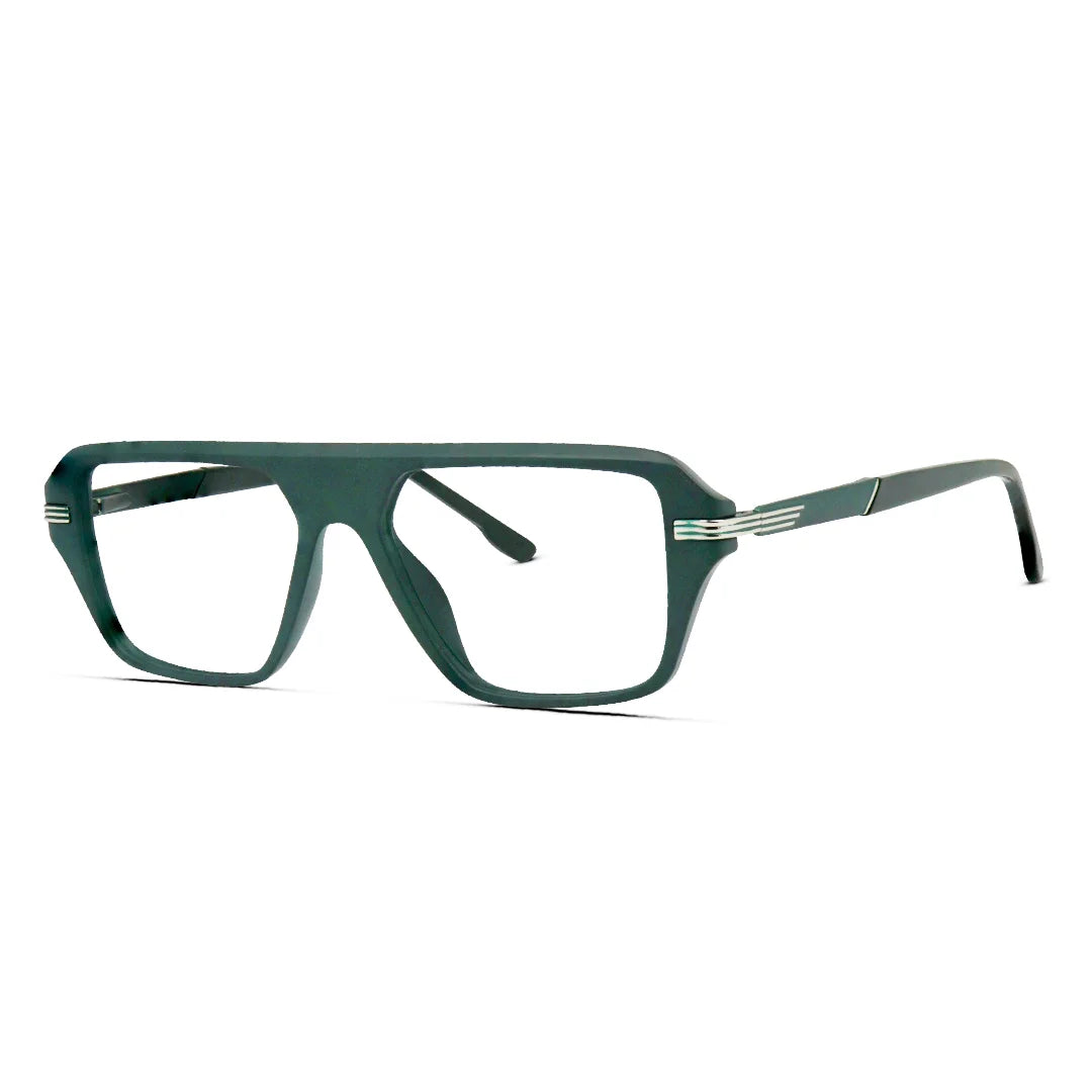 Modern Sharp Rectangle TR Eyeglasses For Men