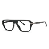 Modern Sharp Rectangle TR Eyeglasses For Men