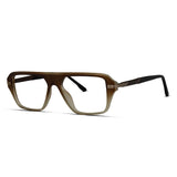 Modern Sharp Rectangle TR Eyeglasses For Men