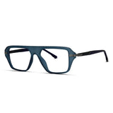 Modern Sharp Rectangle TR Eyeglasses For Men