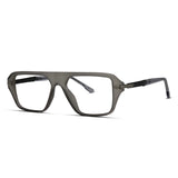 Modern Sharp Rectangle TR Eyeglasses For Men