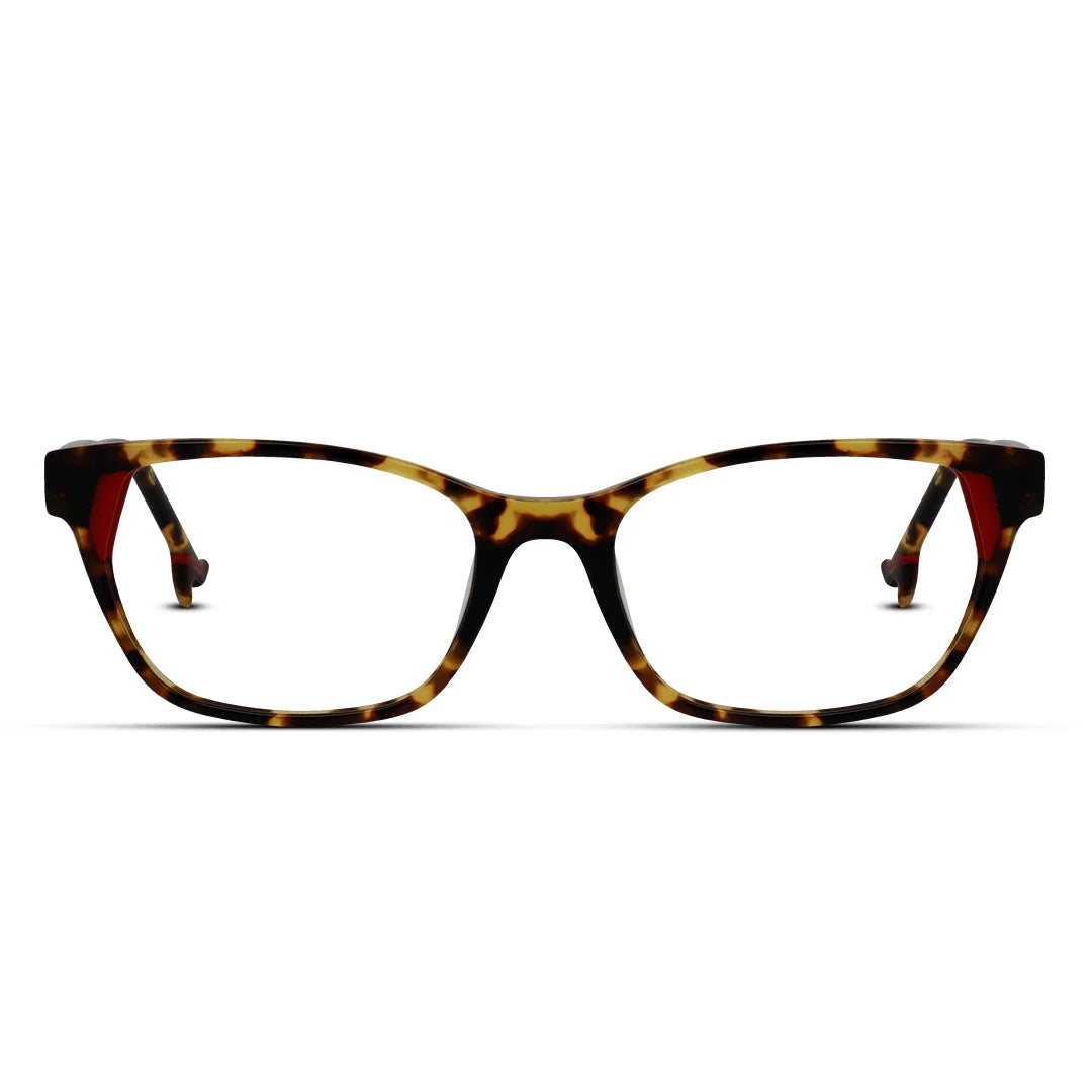 Trendy Cat Eye Thick Acetate Eyeglasses for Women