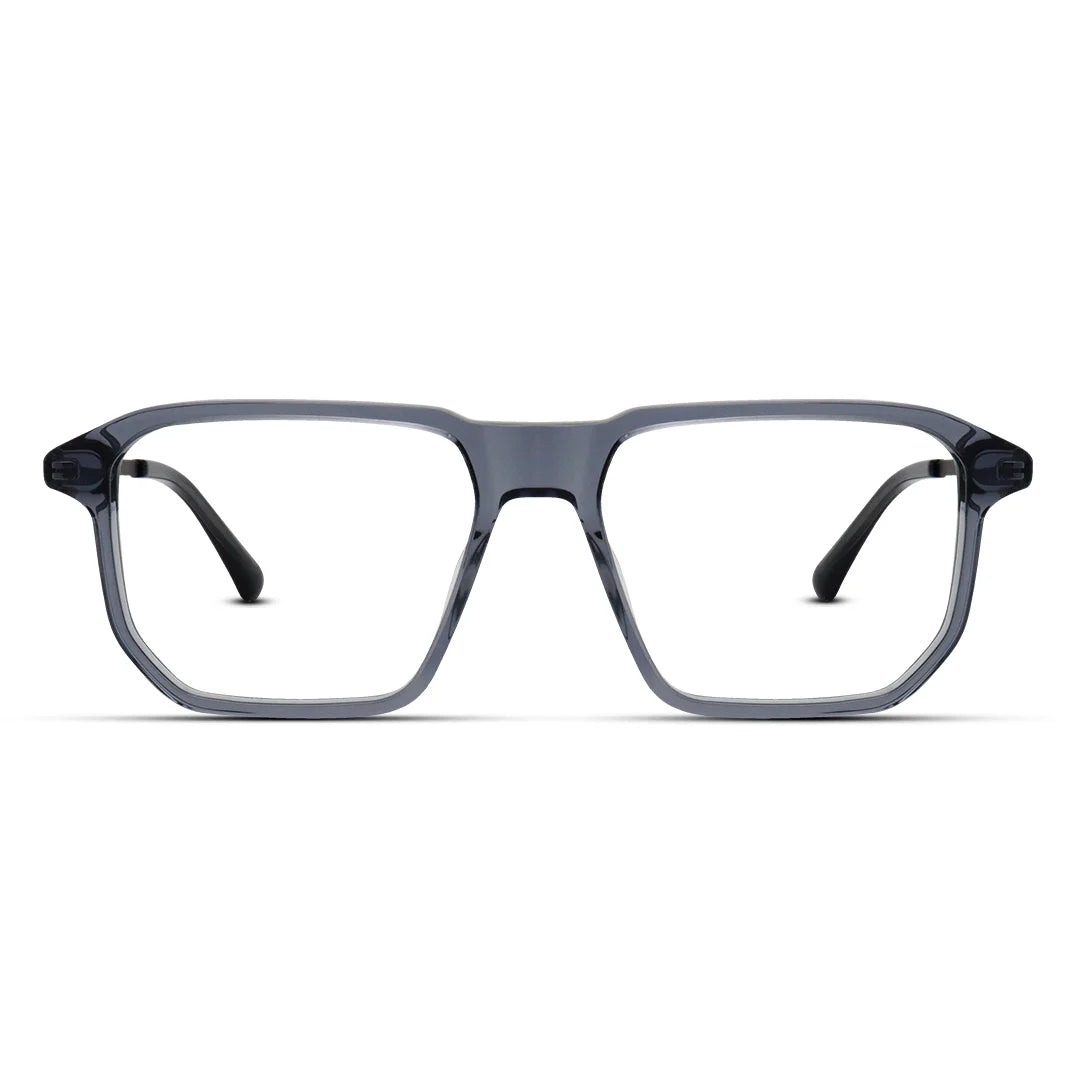 Hexagon Sleek Acetate Eyeglasses for Men, A Modern Style