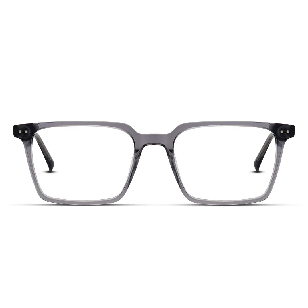 Sharp Rectangle Acetate Eyeglasses for Men